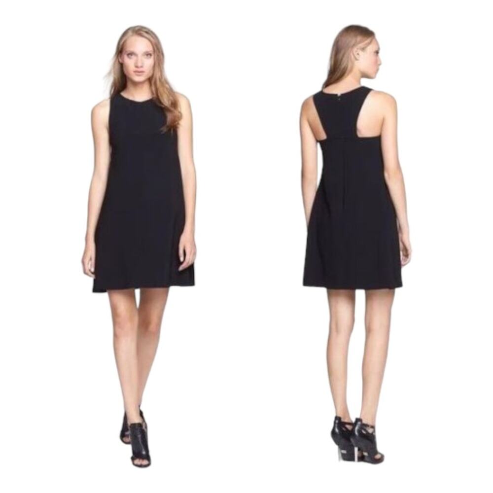Trina Turk Black Lysett Cocktail Dress Short Size 0 NWT